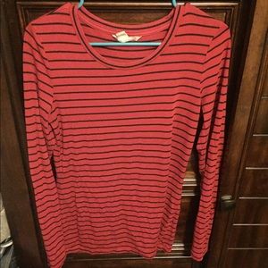 Banana Republic long sleeve striped tee
